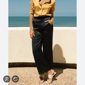 Ravella Vicenza Silk Wide-leg Pants XL